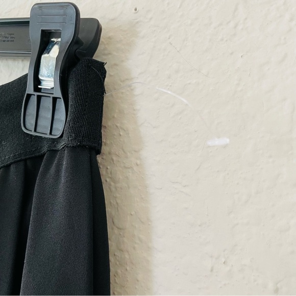 See You Monday preppy mini Black Women's Skirt M pleated chiffon lined academia - Picture 6 of 7